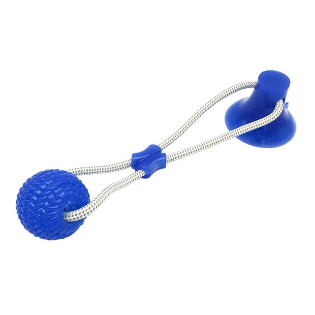 Suction Cup Interactive Dog Toy — Tug & Fetch Ball