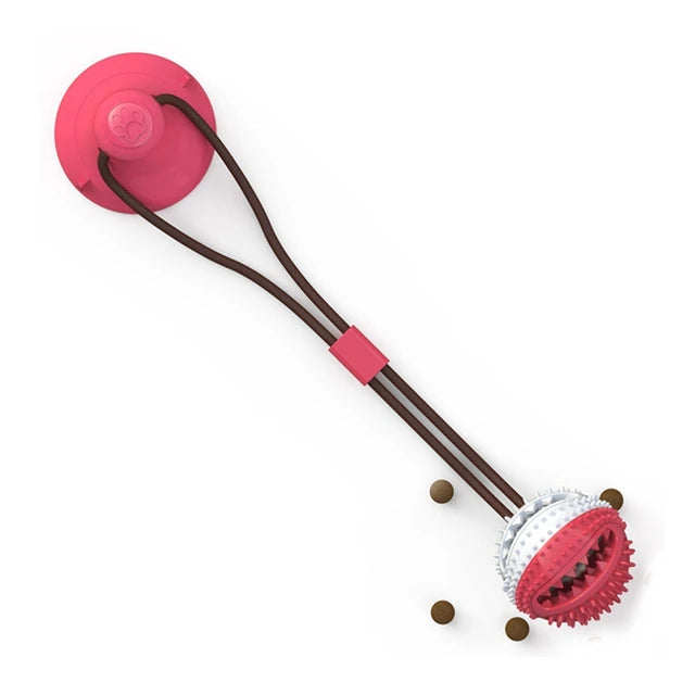 Suction Cup Interactive Dog Toy — Tug & Fetch Ball