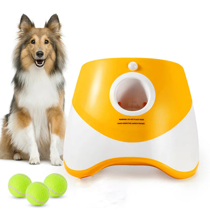 Automatic Tennis Ball Launcher for Dogs — Indoor & Outdoor Fetch Machine