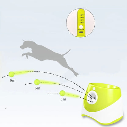 Automatic Tennis Ball Launcher for Dogs — Indoor & Outdoor Fetch Machine