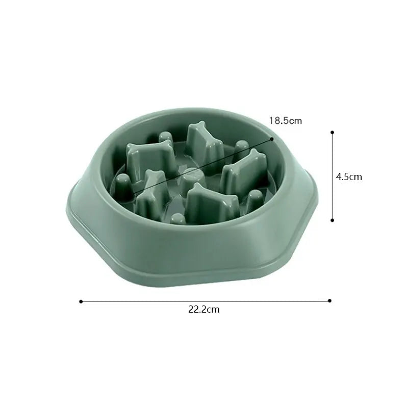 Slow Feeder Pet Bowl — Anti-Bloat Maze Bowl for Dogs & Cats