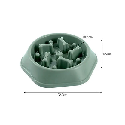 Slow Feeder Pet Bowl — Anti-Bloat Maze Bowl for Dogs & Cats