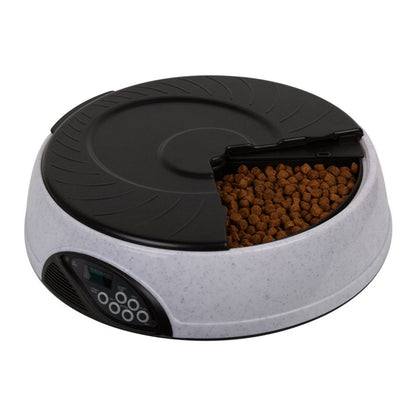 Automatic Pet Feeder with Bowls — Programmable Meal Scheduler