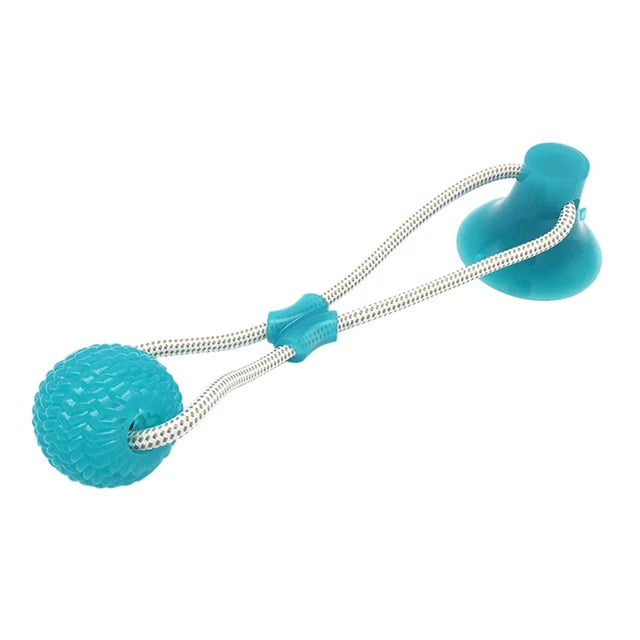Suction Cup Interactive Dog Toy — Tug & Fetch Ball