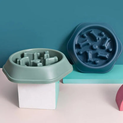 Slow Feeder Pet Bowl — Anti-Bloat Maze Bowl for Dogs & Cats
