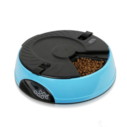 Automatic Pet Feeder with Bowls — Programmable Meal Scheduler