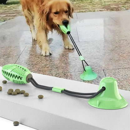 Suction Cup Interactive Dog Toy — Tug & Fetch Ball