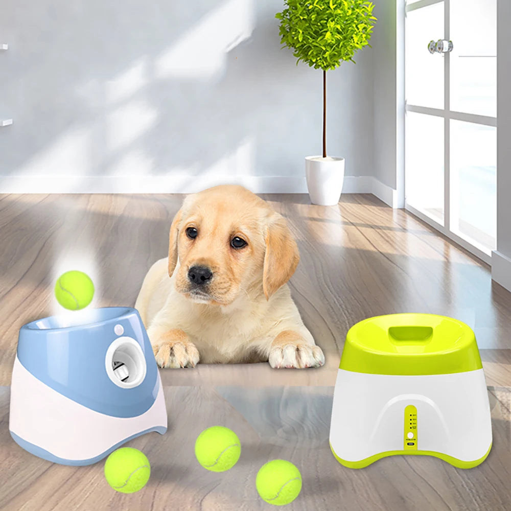 Automatic Tennis Ball Launcher for Dogs — Indoor & Outdoor Fetch Machine
