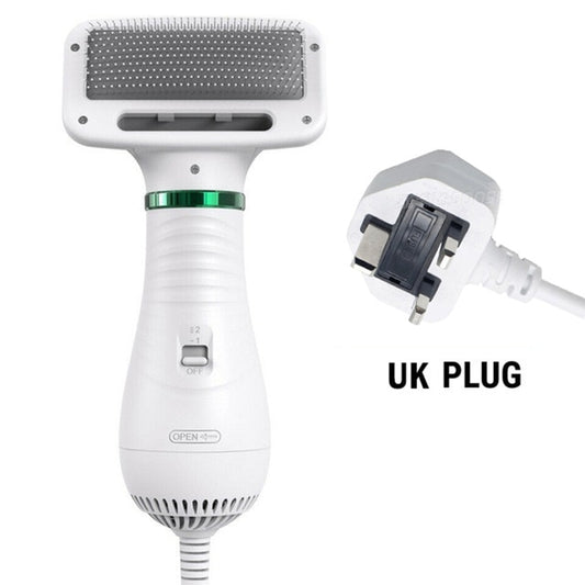 2-in-1 Portable Dog Hair Dryer & Grooming Brush