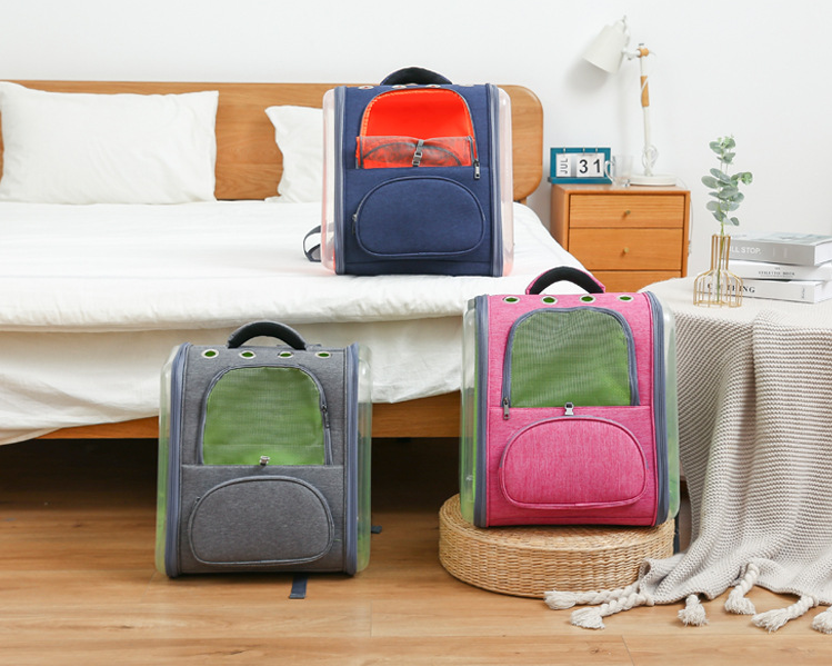 Transparent Bubble Pet Backpack — Space Capsule Carrier for Cats & Dogs