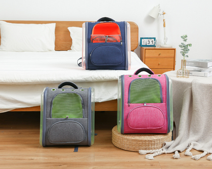 Transparent Bubble Pet Backpack — Space Capsule Carrier for Cats & Dogs
