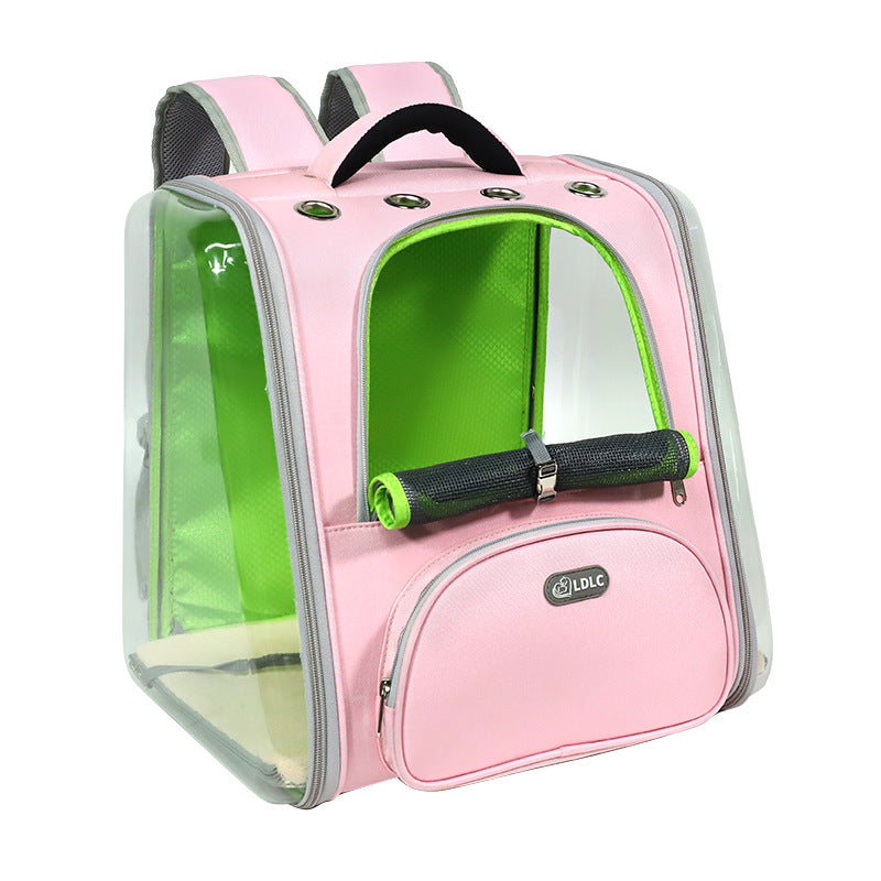 Transparent Bubble Pet Backpack — Space Capsule Carrier for Cats & Dogs