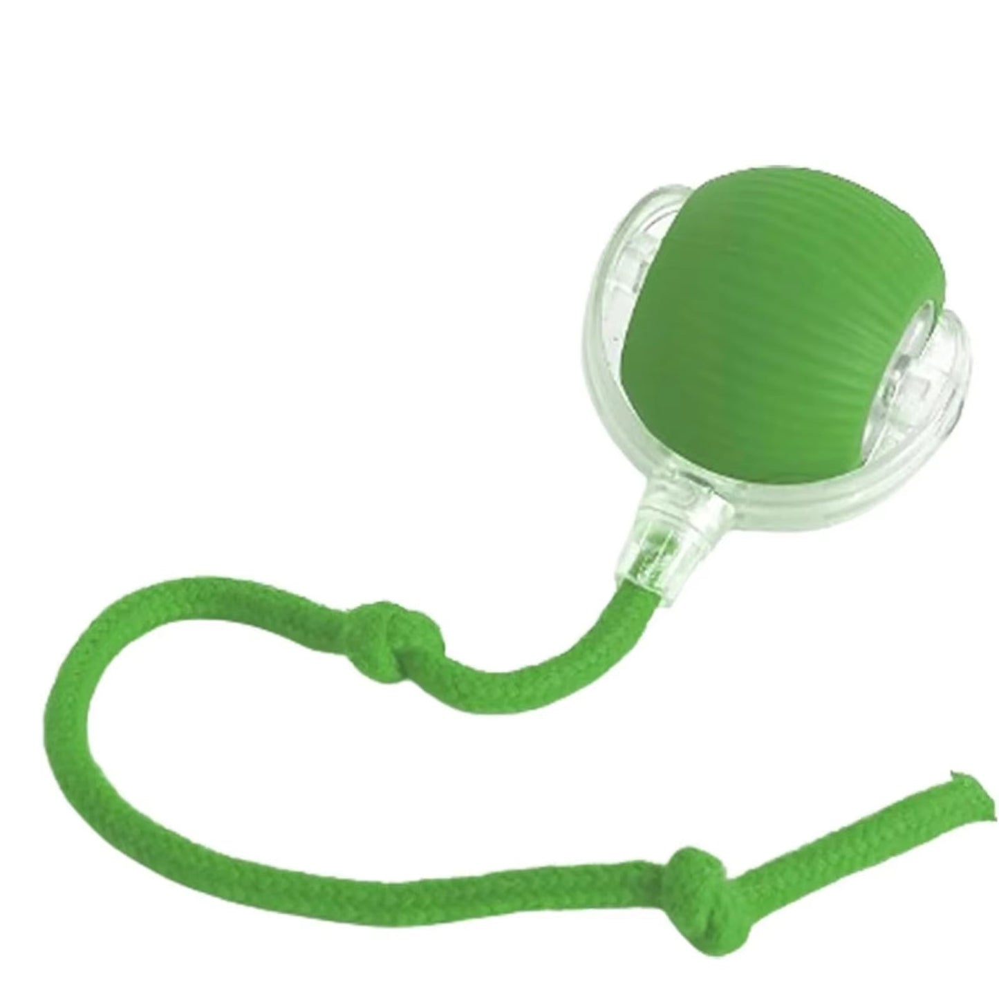 Indoor cat chasing self-moving rolling ball toy with smart obstacle avoidance