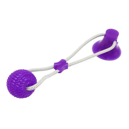 Suction Cup Interactive Dog Toy — Tug & Fetch Ball