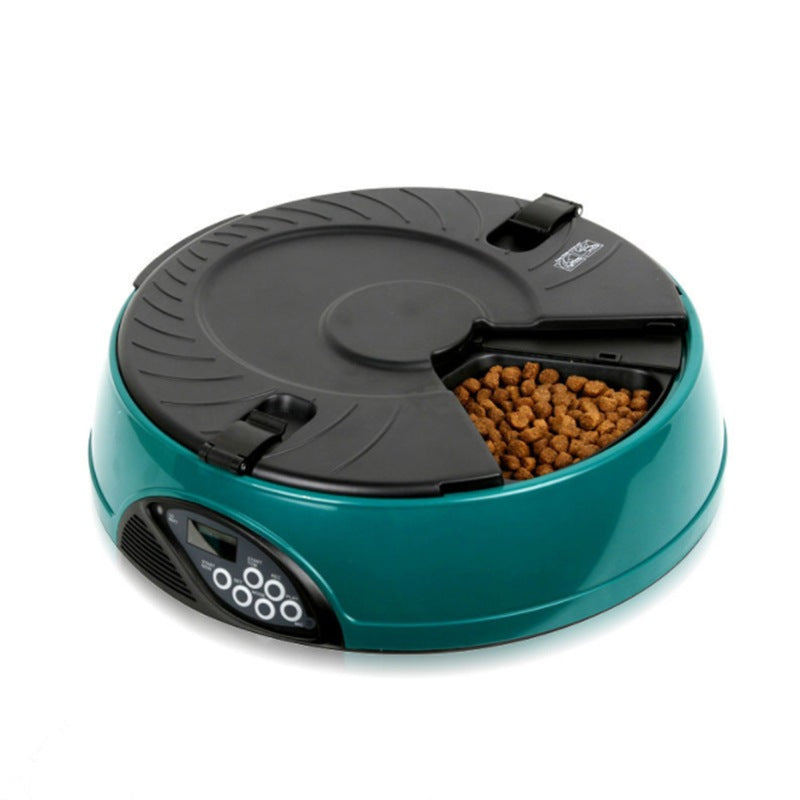 Automatic Pet Feeder with Bowls — Programmable Meal Scheduler