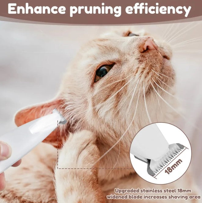 Dog Paw Trimmer with LED Light — Precision Grooming Kit