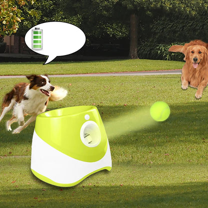 Automatic Tennis Ball Launcher for Dogs — Indoor & Outdoor Fetch Machine