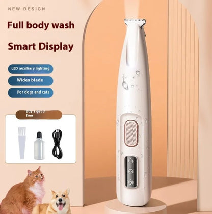 Dog Paw Trimmer with LED Light — Precision Grooming Kit